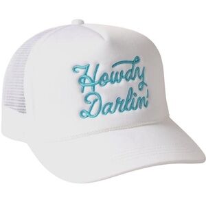 Howdy Darlin’ Signature Foam‎ Trucker White NWT